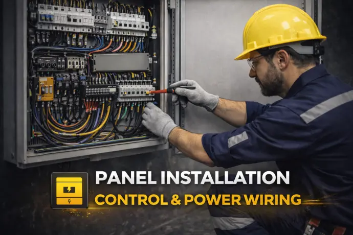 Panel Installation, Control & Power Wiring
