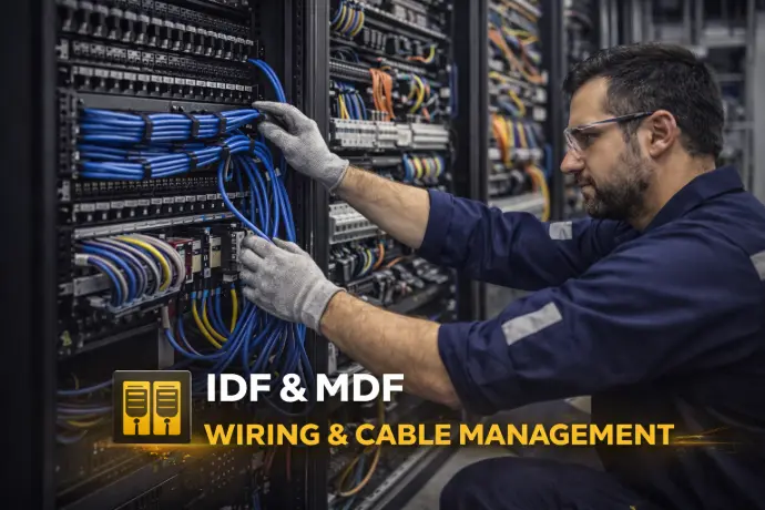  IDF &amp; MDF Wiring &amp; Cable Management