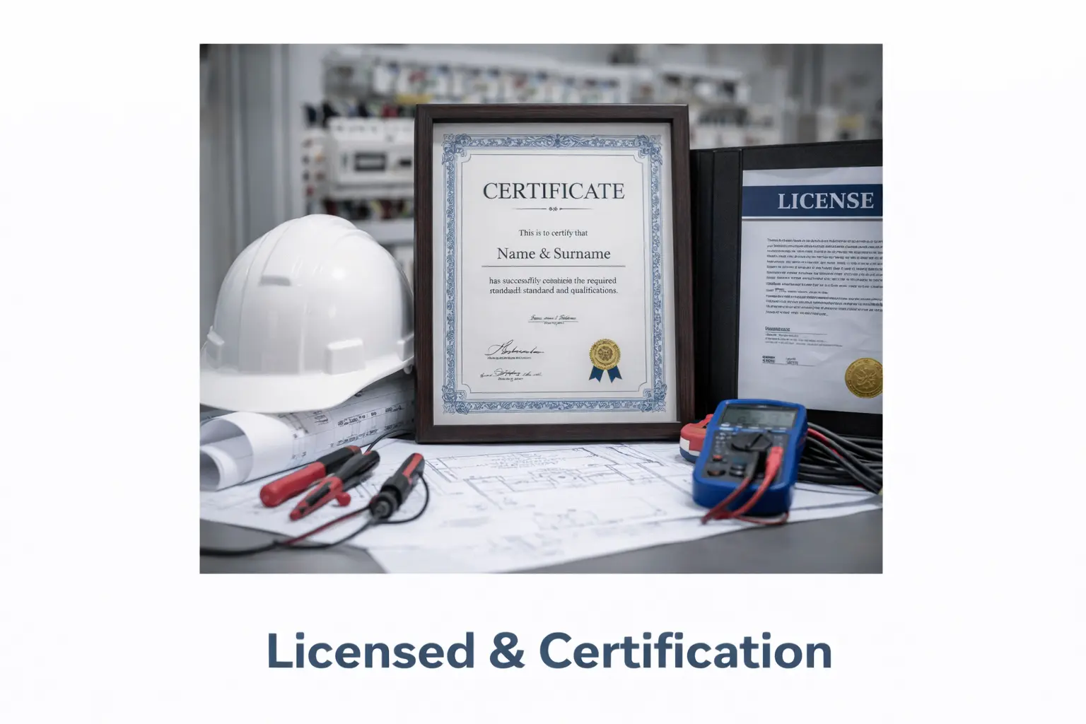 licensed &amp; certification