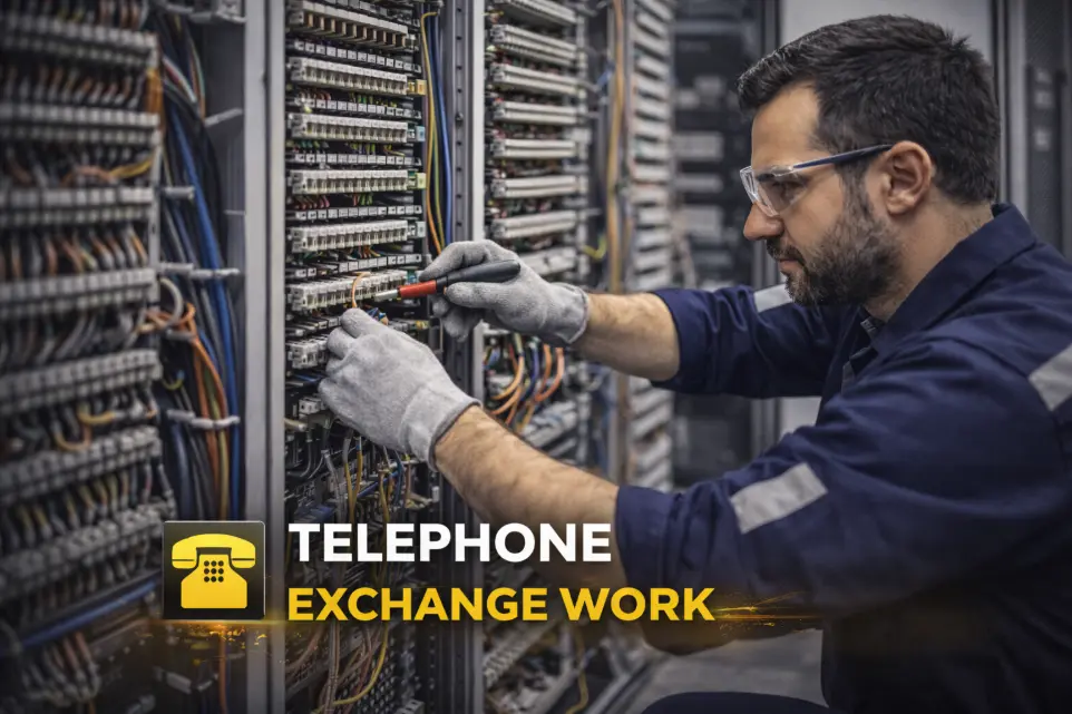 Telephone Exchange Work Telephone Exchange Work