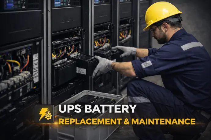 UPS Battery Replacement & Maintenance UPS Battery Replacement & Maintenance