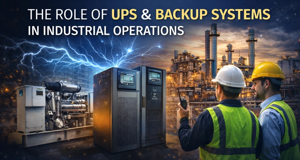 Role of UPS &amp; Backup Systems in Industrial Operations 